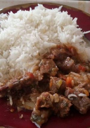 A picture of Fried beef.