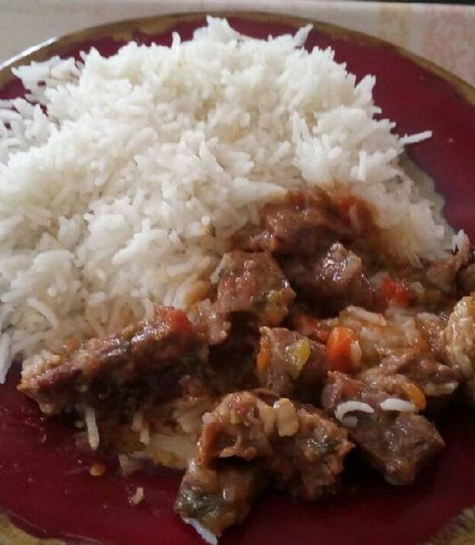 A picture of Fried beef.