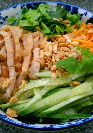 Hình của món Bún Bì.