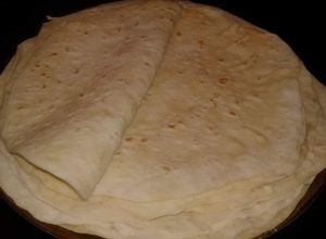 صورة لوصفة خبز التاكوس أو خبز التورتيلا 😋😋😋