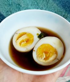 trứng gà ngâm tương