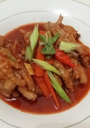 Foto resep Ceker Merecon👅