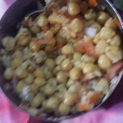 A picture of Chana chat.