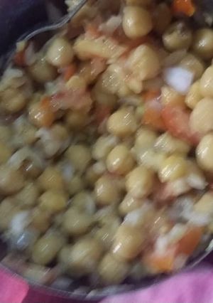 A picture of Chana chat.