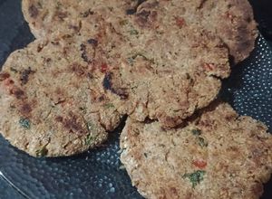 Una foto de Hamburguesa de soja texturizada