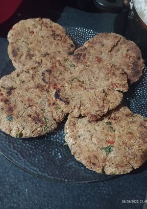 Una foto de Hamburguesa de soja texturizada