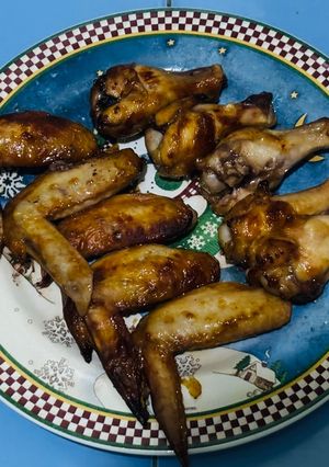 Foto resep Sayap ayam panggang bumbu barbecue