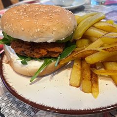 A picture of Bean burger.