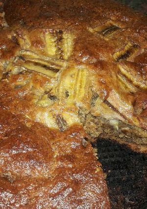 Una foto de Budín de plátano
