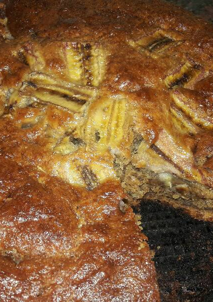 Una foto de Budín de plátano