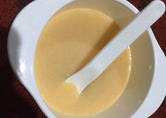 MPASI - Nasi+wortel+seledri+kaldu