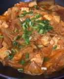 Canh Kim Chi Nấm Kim Châm (Vegan Kimchi Soup)
