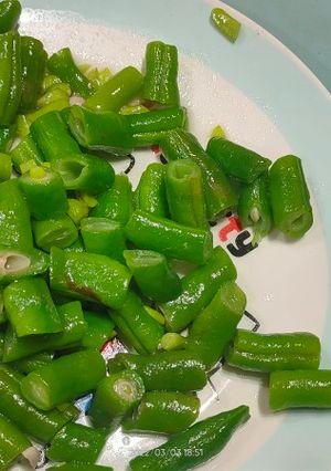 炒粉豆 #春天烹飪趣 的食譜成品照片