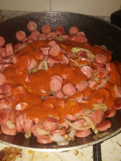 Una foto de Salchicha con chipotle!