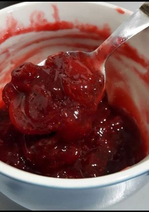 Una foto de Dulce de frutilla