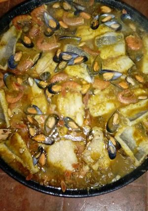 Una foto de Merluza en salsa