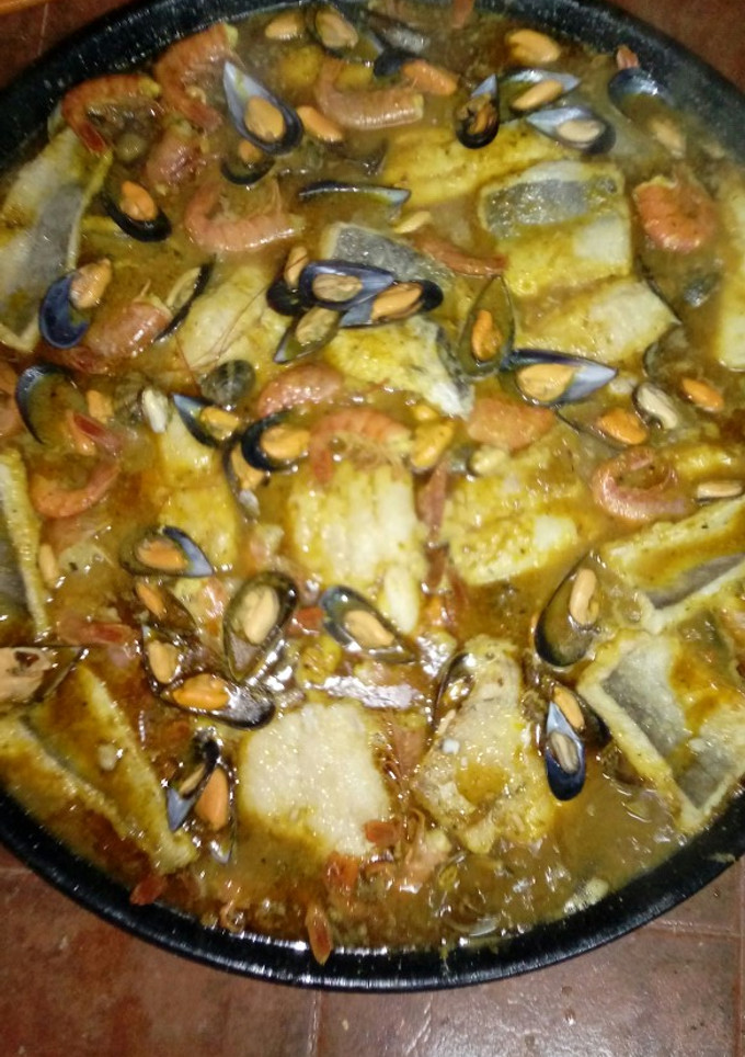 Una foto de Merluza en salsa