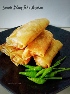 Foto resep Lumpia udang tahu sayuran