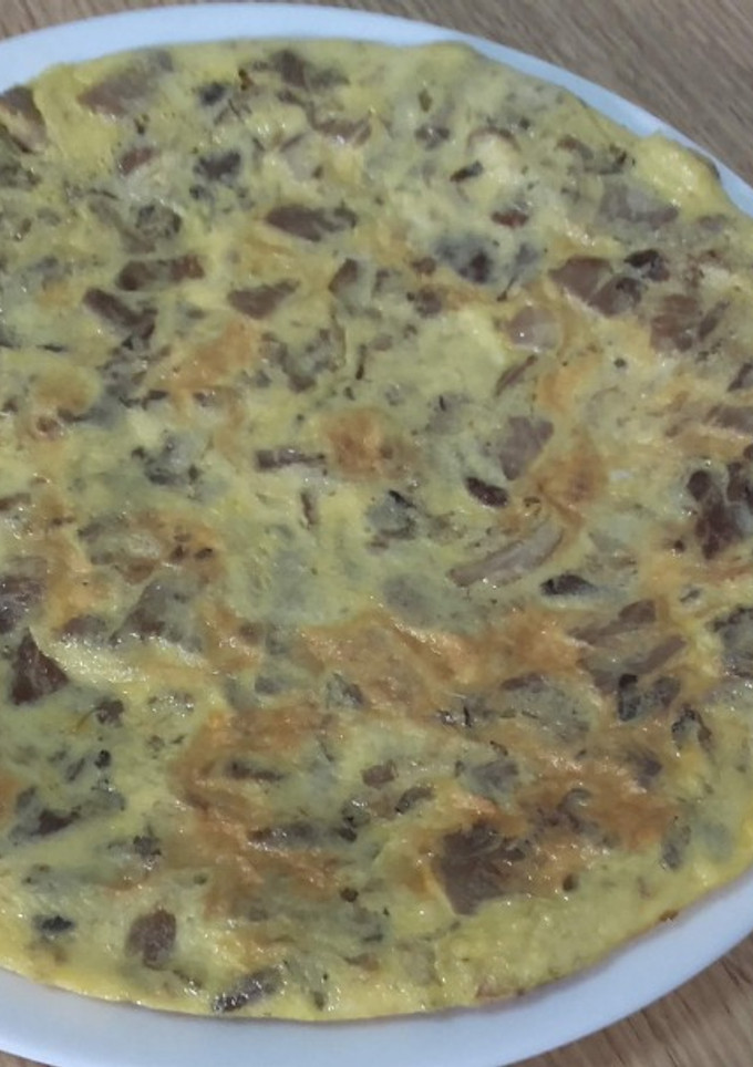 Una foto de Tortilla de boletus (edulis)