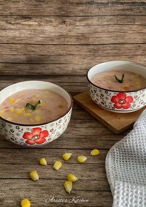 Foto resep Bubur Jagung Sagu Mutiara