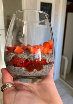 Una foto de Chía pudding