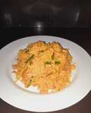 Arroz de pollo con pocos ingredientes