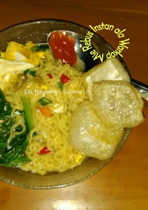 Foto resep Mie Rebus Warkop #PR_AnekaMieKuah