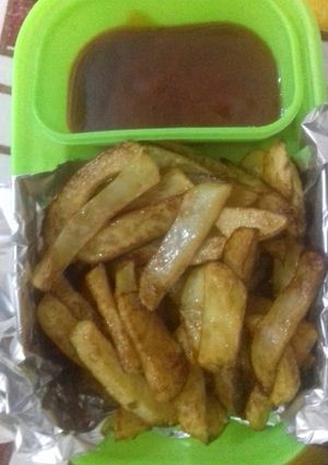 A picture of French fries.