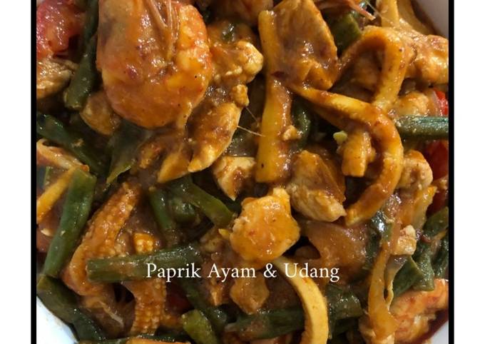 Resipi Paprik Ayam And Udang Oleh Audrey J Cookpad