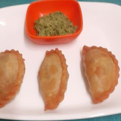 Unique Filling Wale Ghughare --- French Beans & Paneer Snack A picture of Unique Filling Wale Ghughare --- French Beans & Paneer Snack.