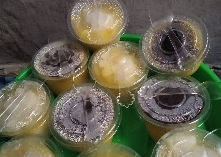 Puding rasa jeruk