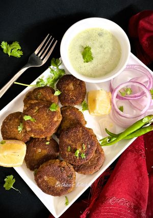 A picture of Mutton Shami Kebab / Kebab.
