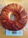 Tarta invertida de manzana o pera