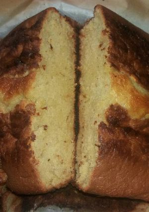 Una foto de Bizcocho de griego y manzana rallada