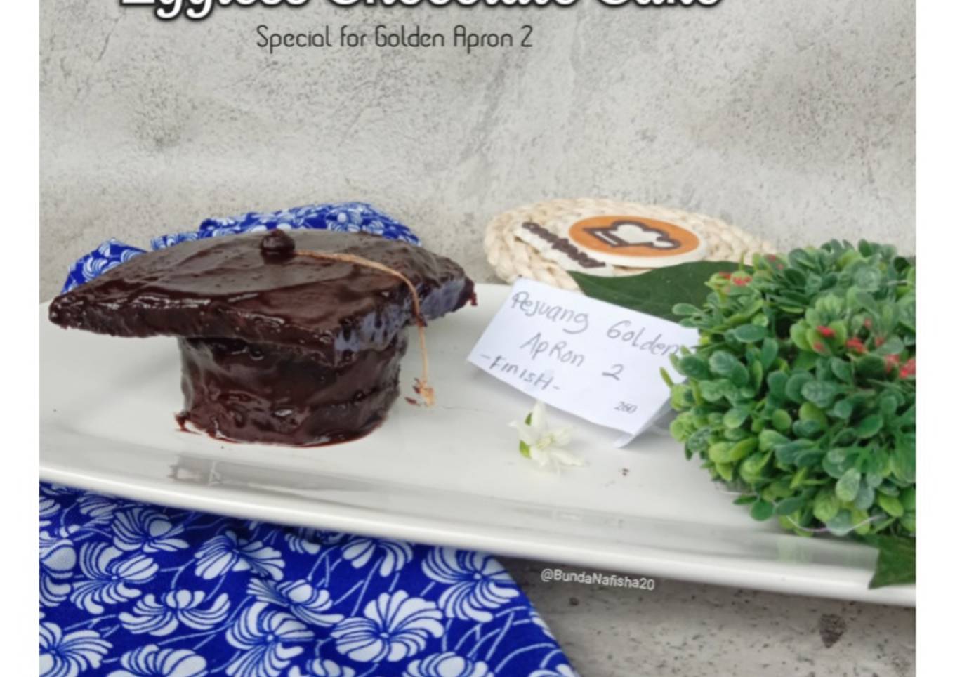 Eggless Chocolate Cake