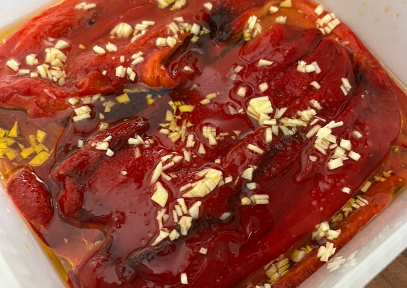 Poivrons 🫑 marinés