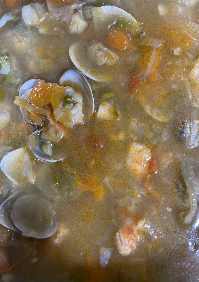 Una foto de Sopa de pescado