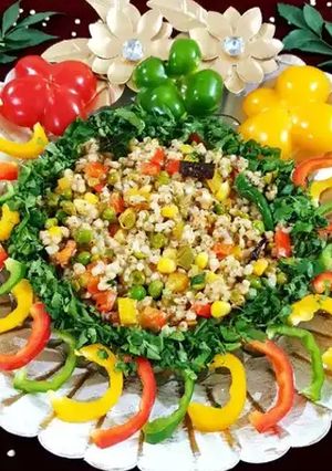 A picture of Split Jowar Vegetable. Khichdi.