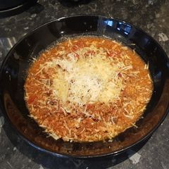 A picture of 4 Meat bolognese in an Instant Pot.