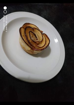 Una foto de Rosas de manzanas y dulce de durazno