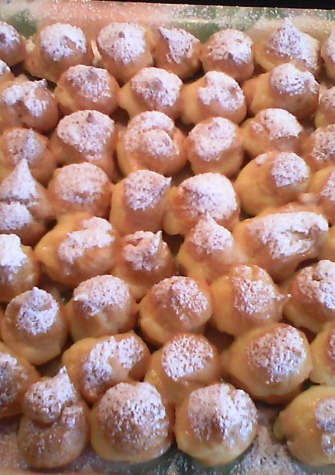 Una foto de Buñuelos con crema