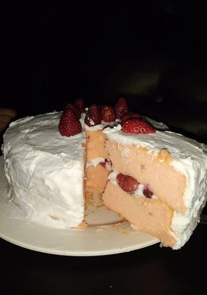 Foto resep Strawberry Shortcake (Ogura Cake base)