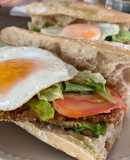 Sándwich de milanesa completo