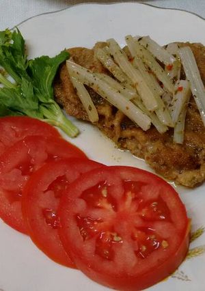Una foto de Escabeche de pencas de acelga fácil y sabrosisímo