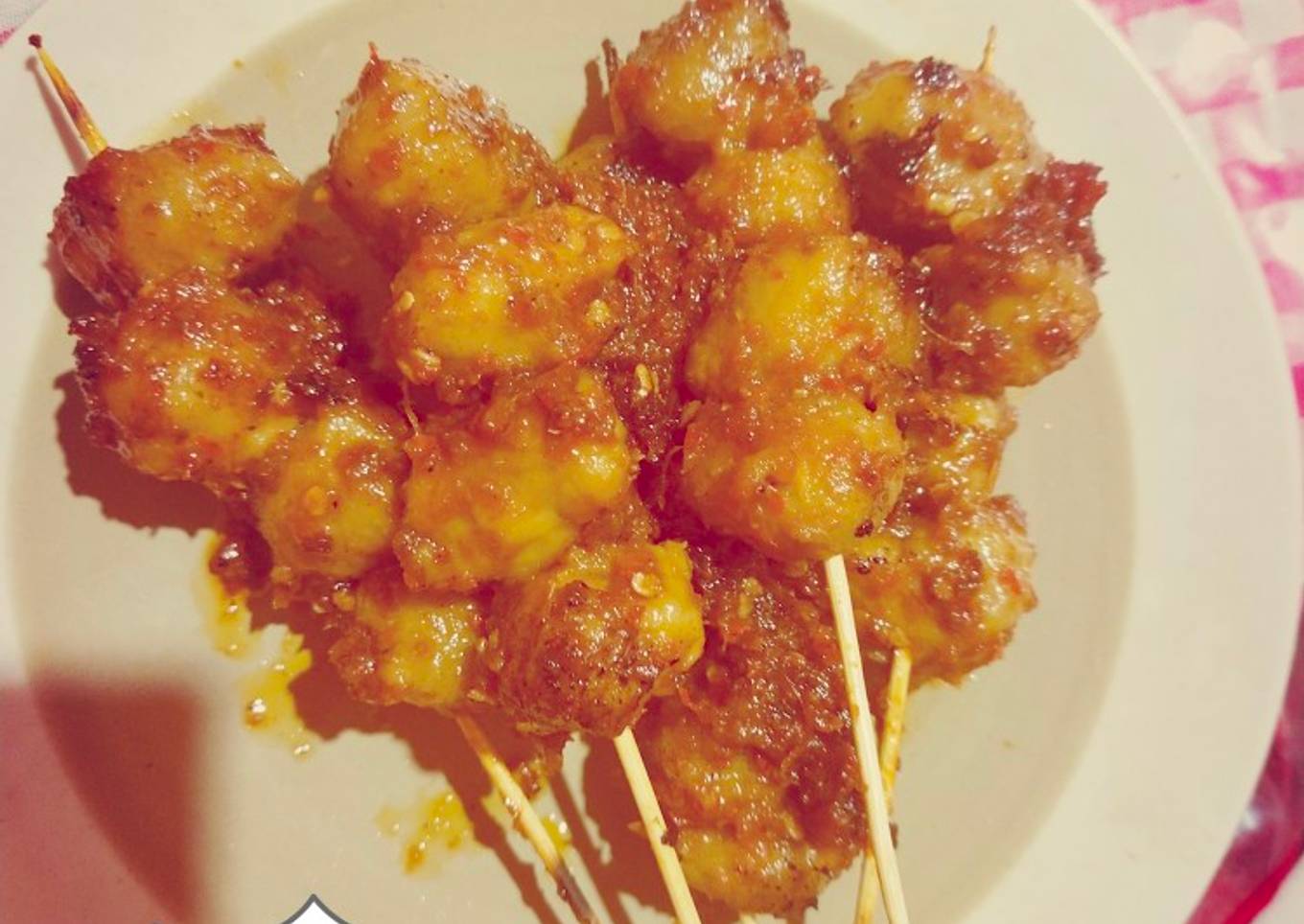 Bakso bakar pedas manis