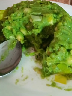 A picture of Traditional Kikuyu Mukimo #theme challenge.