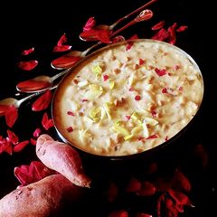 A picture of Sweet potato kheer.