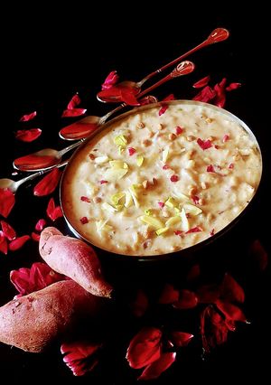 A picture of Sweet potato kheer.
