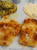 Pechuga de pollo empanada al limón