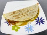 Rapiditas de camarones, queso y verduras